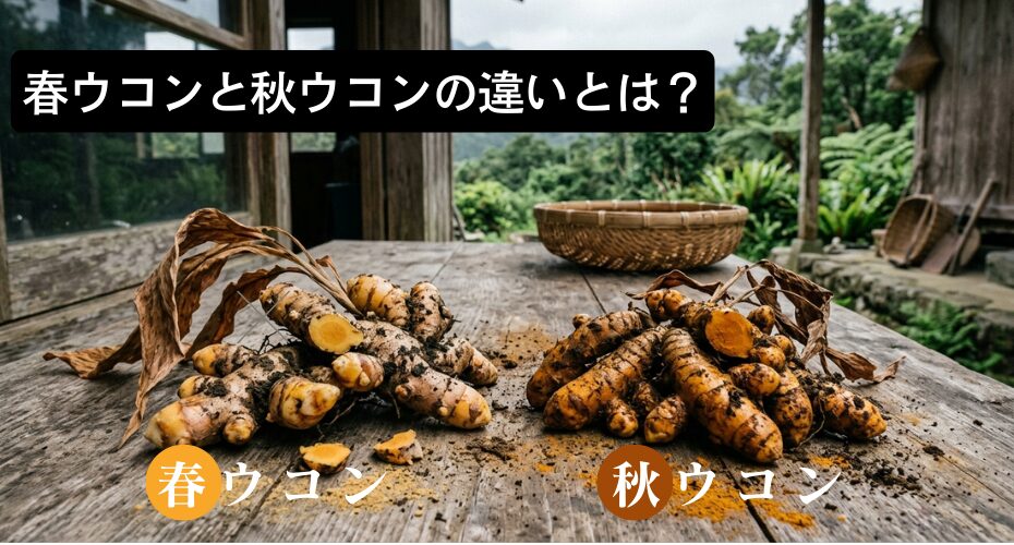 春ウコンと秋ウコンの違い